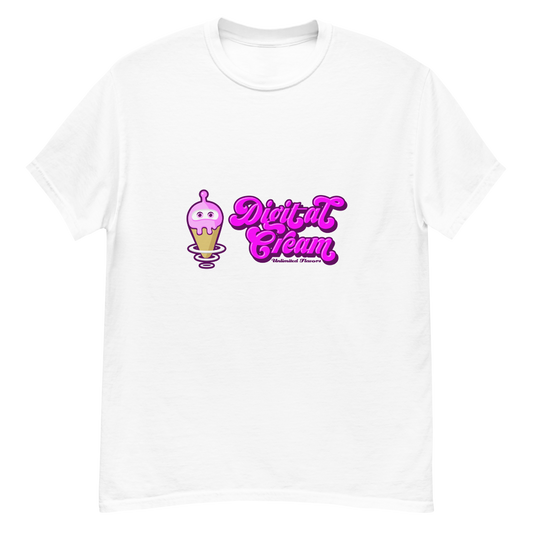 Digital Cream Short Sleeved T-Shirt by Kalei Poteat